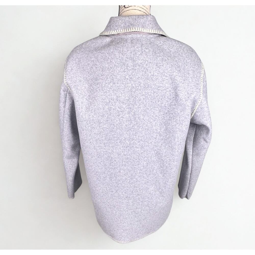 Z Supply Olivia Jacket Sz Small Whipstitch Accent Lagenlook Quiet Money Coastal - Picture 4 of 10